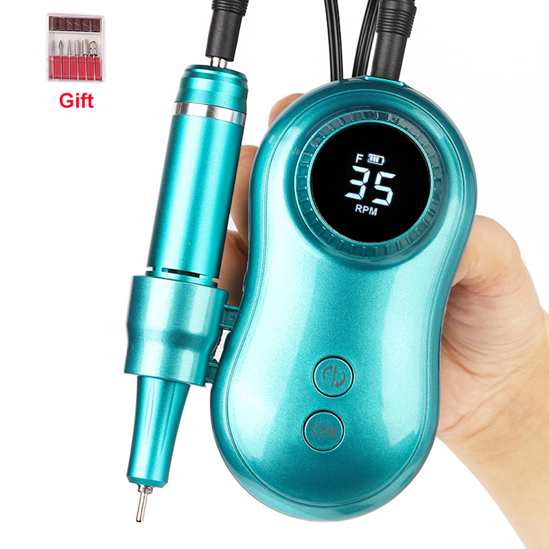 35000RPM Nail Drilling Machine Portable Nail Polisher Sander Rechargeable Manicure Drill Electric Nail File For All Gel Raben
35000RPM Nail Drilling Machine Portable Nail Polisher Sander Rechargeable Manicure Drill Electric Nail File For All Gel Raben