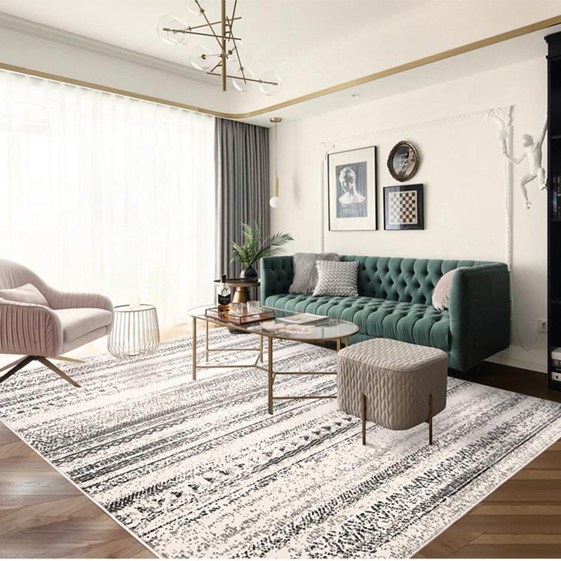 Carpets Nordic Style Carpet Modern Simple Living Room Tea Table Floor Mat Gray White Line Turkey Bedroom Rug Morocco Area
Carpets Nordic Style Carpet Modern Simple Living Room Tea Table Floor Mat Gray White Line Turkey Bedroom Rug Morocco Area