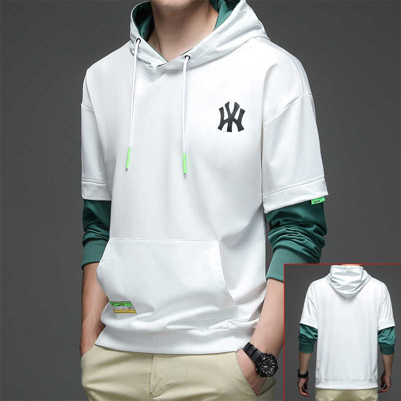 Men' sweater autumn new trend loose splicing hooded long sleeve coat men' handsome versatile autumn coat, Black
Men' sweater autumn new trend loose splicing hooded long sleeve coat men' handsome versatile autumn coat, Black