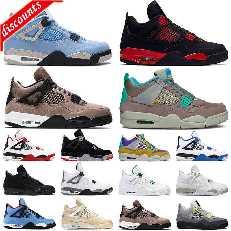 {Walking}Jumpman 4s Men Basketball Shoes air jorden 4 University Blue Taupe Haze White Oreo Black Cat Red Thunder Women Mens Trainers Sports Sneakers
{Walking}Jumpman 4s Men Basketball Shoes air jorden 4 University Blue Taupe Haze White Oreo Black Cat Red Thunder Women Mens Trainers Sports Sneakers