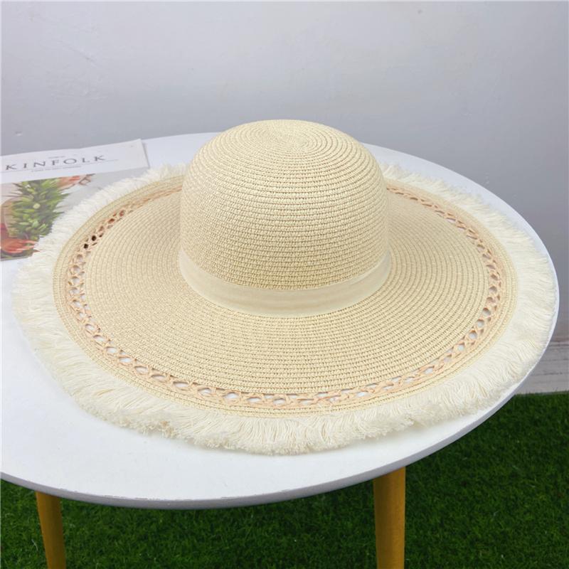 Berets Summer Hollow Breathable Handmade Wide Brim Oversized Beach Hats For Women Large Straw Hat UV Protection Foldable Sun Shade, Blue;gray
Berets Summer Hollow Breathable Handmade Wide Brim Oversized Beach Hats For Women Large Straw Hat UV Protection Foldable Sun Shade, Blue;gray