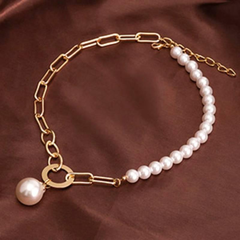Pendant Necklaces Fashion Bohemia Asymmetry Pearl Women's For Women Vintage Golden Crude Chain Necklace Trend Female Jewelry
Pendant Necklaces Fashion Bohemia Asymmetry Pearl Women's For Women Vintage Golden Crude Chain Necklace Trend Female Jewelry
