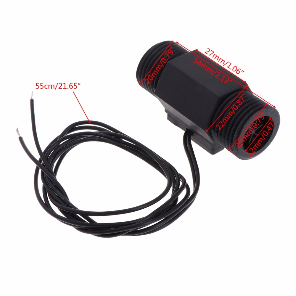 Magnetic Plastic Water Stream Sensor Switch G1/2 For Laser Lassen Cutting Machine