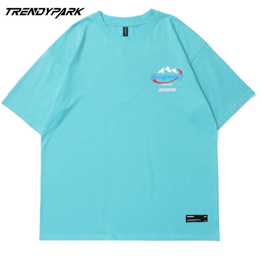 Men's Harajuku T-Shirt Hip Hop Fashion Letters Printed T Shirt Summer Short Sleeve Tshirt Cotton Tops Men Clothing 210601