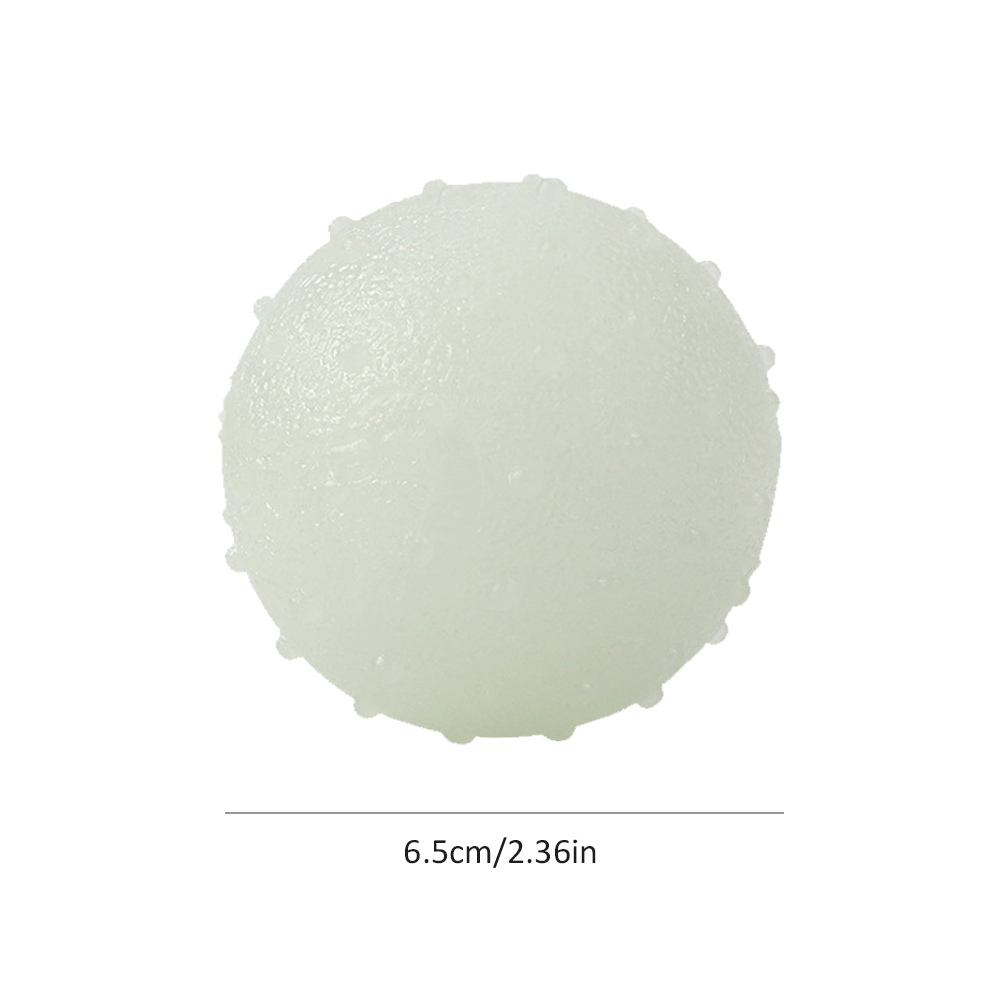 Pet Dog Luminous Ball Rubber Bite Resistant Squeeze Toys Seal Anti-stress Fluorescence Puppy Interactive Supplies chew toys