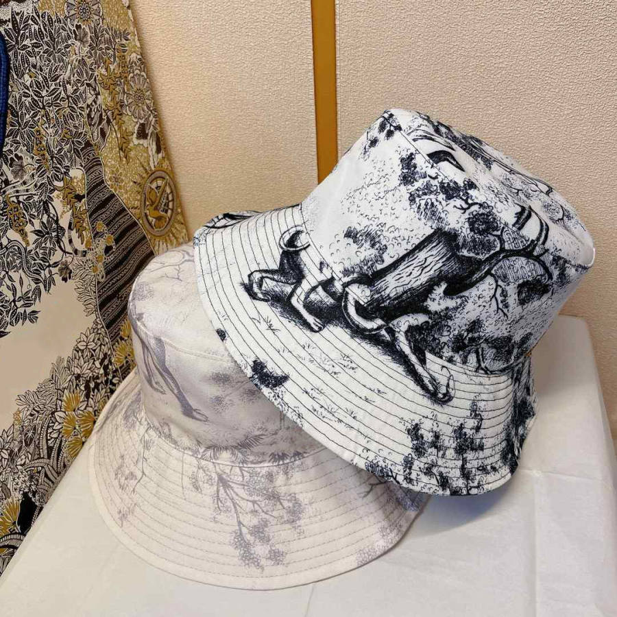 Fashion Bucket Hat Animal Ball Caps Street Man Woman Wide Brim Hats 3 Color Optional Top Quality Cap