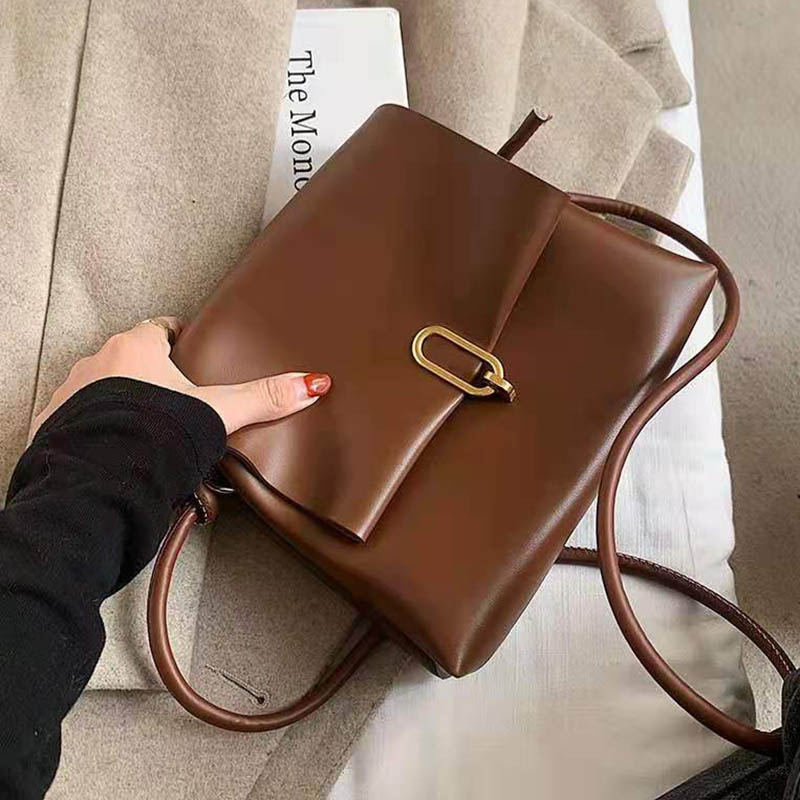Fashion Women Bags messenger shoulder bag pu leather solid color handbag trendy simple woman Crossbody bag
