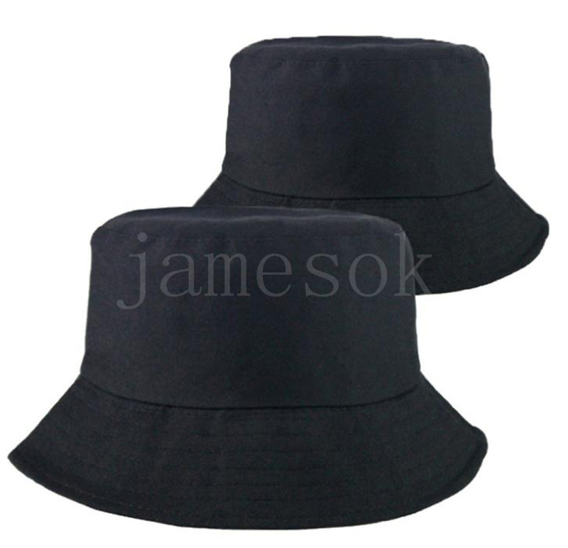 Travel Fisherman Leisure Bucket Hats Solid Color Fashion Men Women Flat Top Wide Brim Summer Cap For Outdoor Sports Visor DB877 BD0042
