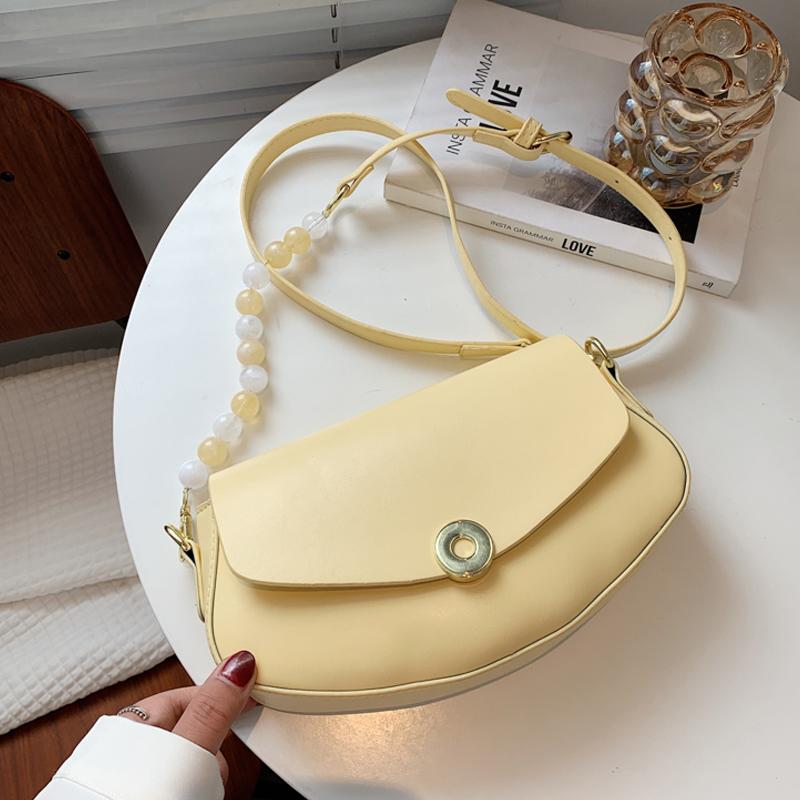 Summer Fashion All-match PU Leather Round Button Design Women's Messenger Simple Shoulder Travel Bags, Beige
Summer Fashion All-match PU Leather Round Button Design Women's Messenger Simple Shoulder Travel Bags, Beige