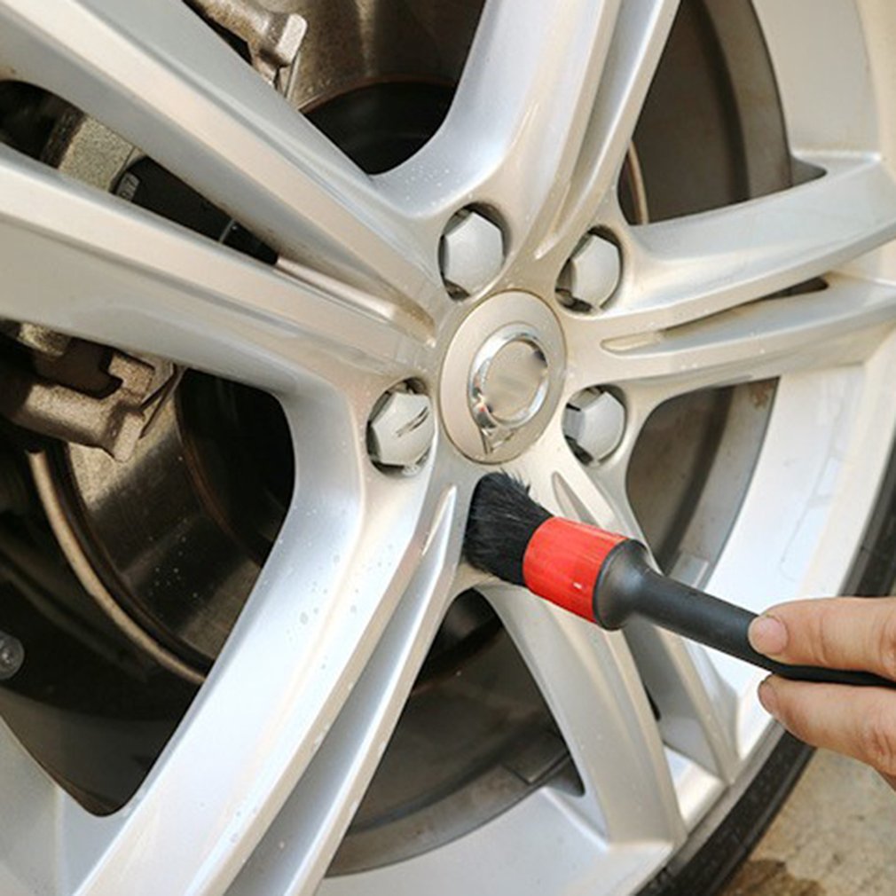 Car Cleaning Tool 5Pcs Car Detail Brush Set For Car Interior Clock Velgen Dashboard Wiel Air Vent Trim