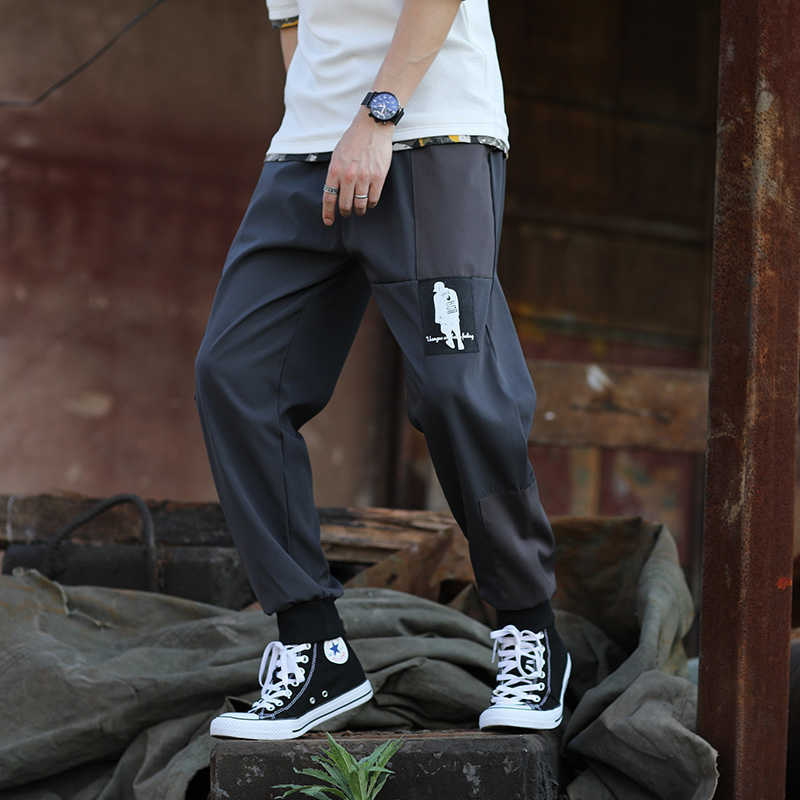 Autumn men's pants loose 2021 Korean version of the trend of wild large size M-5XL sports casual pants men Pantalones De Hombre Y0811