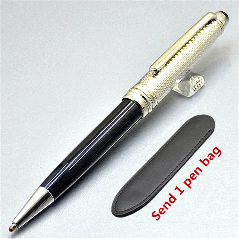 Send 1 Free Gift Pen Bag - High quality Msk-163 Black Resin Silver Cap Ballpoint pen Rollerball pens Writing office school supplies with Series number, Send 1 free pen bag
Send 1 Free Gift Pen Bag - High quality Msk-163 Black Resin Silver Cap Ballpoint pen Rollerball pens Writing office school supplies with Series number, Send 1 free pen bag