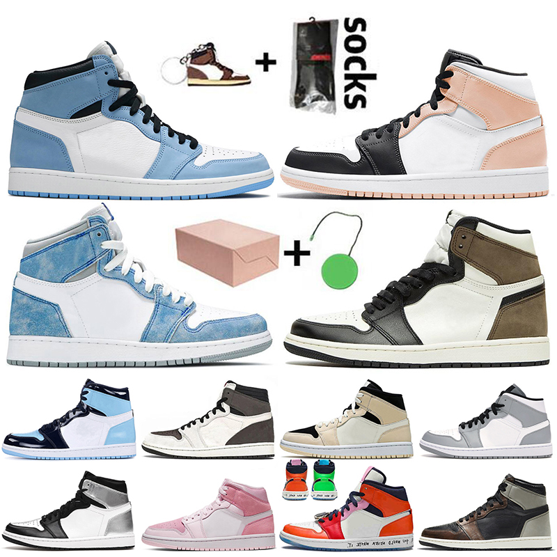 With Box Jumpman 1 1s Women Mens Basketball Shoes 2021 University Blue Retro High OG Hyper Royal Crimson Tint Sneakers Dark Mocha Trainers
With Box Jumpman 1 1s Women Mens Basketball Shoes 2021 University Blue Retro High OG Hyper Royal Crimson Tint Sneakers Dark Mocha Trainers