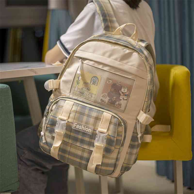 Korean bag female junior middle school lovely college students backpack JK from grade 3 to, Green
Korean bag female junior middle school lovely college students backpack JK from grade 3 to, Green