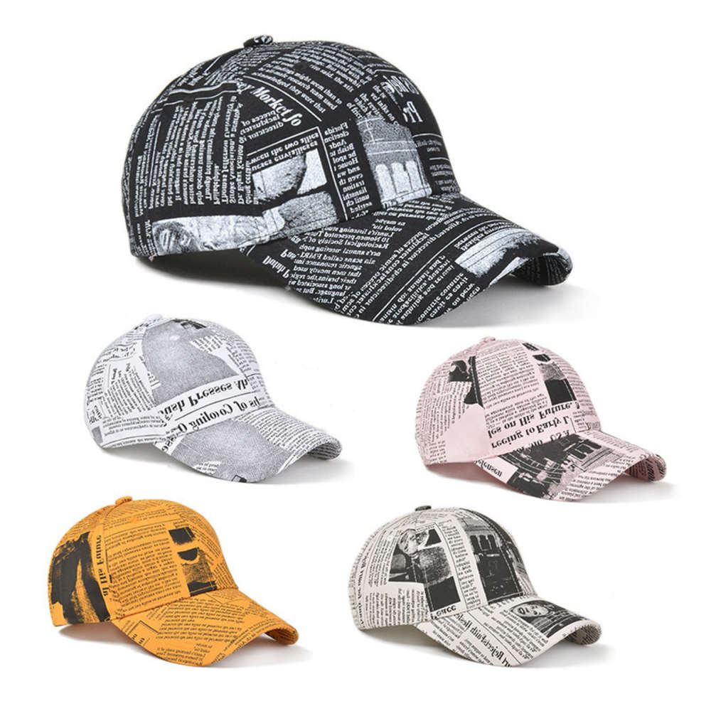 Sun hat spaper design versatile baseball men's women's spring and summer sun protection sports cap, Blue;gray
Sun hat spaper design versatile baseball men's women's spring and summer sun protection sports cap, Blue;gray