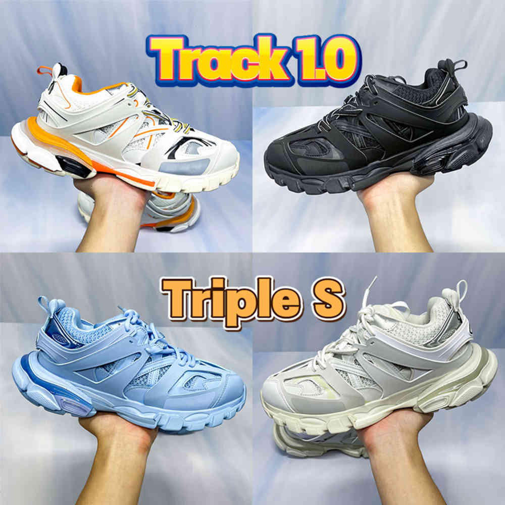 Paris Designer Casual Shoes Triple s Track black white orange runner ice blue pink trainer red Men sneakers Luxury Metallic Silver yemianbu, #1- runner blue
Paris Designer Casual Shoes Triple s Track black white orange runner ice blue pink trainer red Men sneakers Luxury Metallic Silver yemianbu, #1- runner blue
