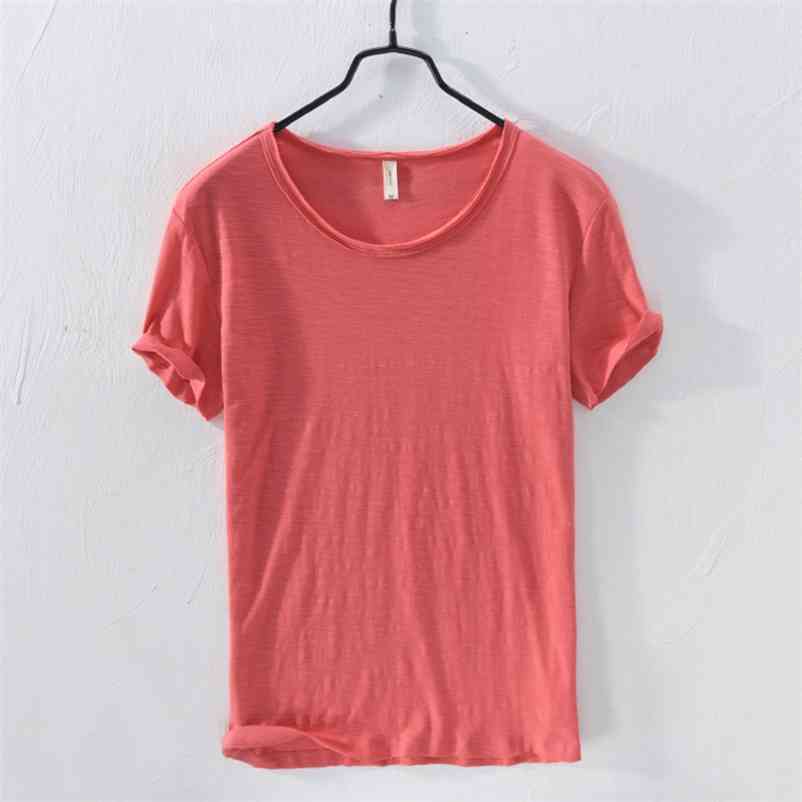 Summer Pure Cotton T-shirt For Men O-Neck Solid Color Casual Thin T Shirt Basic Tees Plus Size Male Short Sleeve Tops Clothing 210629, White
Summer Pure Cotton T-shirt For Men O-Neck Solid Color Casual Thin T Shirt Basic Tees Plus Size Male Short Sleeve Tops Clothing 210629, White