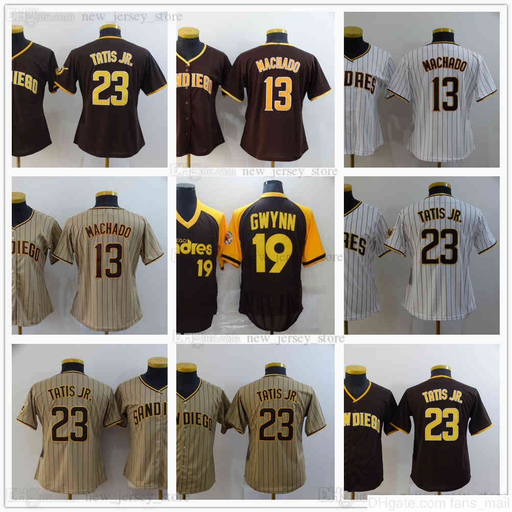 Men Women Youth Kids Stitched Baseball 13 Manny Machado Jerseys 19 Tony Gwynn 23 Fernando Tatis Jr White Brown Jersey, Youth size s-xl
Men Women Youth Kids Stitched Baseball 13 Manny Machado Jerseys 19 Tony Gwynn 23 Fernando Tatis Jr White Brown Jersey, Youth size s-xl