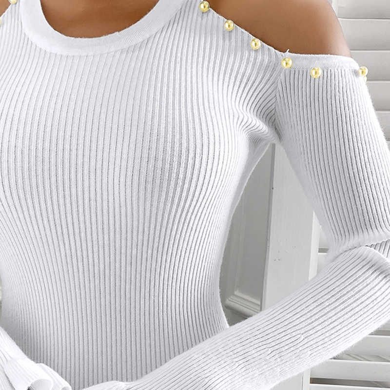 Women Sexy Cold Shoulder Bodycon Mini Dress Long Sleeve Cocktail Party Dresses 210716