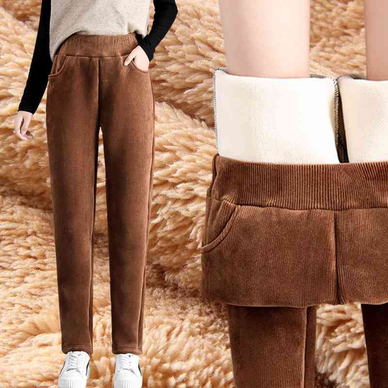 Pleuche Autumn Winter Warm Pants Women Plus Size Velvet Solid High Waist Black Womens Harem Korean Trousers 210603, Ordinary brown
Pleuche Autumn Winter Warm Pants Women Plus Size Velvet Solid High Waist Black Womens Harem Korean Trousers 210603, Ordinary brown