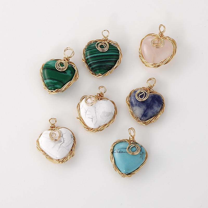 Charms Min Order 10pcs/lot Color Print Cartoon Hearts Stone Core Geometry Copper Winding Diy Jewelry Earring Pendants Accessory, Bronze;silver
Charms Min Order 10pcs/lot Color Print Cartoon Hearts Stone Core Geometry Copper Winding Diy Jewelry Earring Pendants Accessory, Bronze;silver