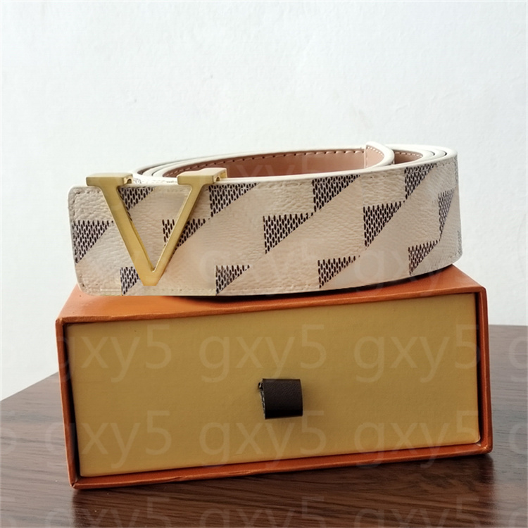 12 Color 2022 trends belts for men brand designer jeans Plaid Leather women belt Pin buckle plaid ceinture and gift boxes