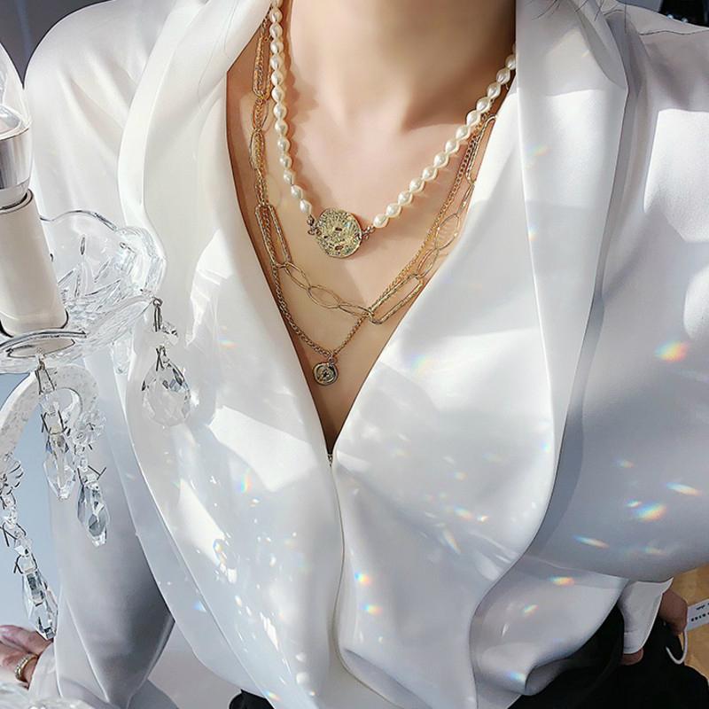 Boho Luxury Imitation Pearls Chokers Necklaces For Women Gold Color Heart Pendant Neckalce Coin Collar Party Jewelry
Boho Luxury Imitation Pearls Chokers Necklaces For Women Gold Color Heart Pendant Neckalce Coin Collar Party Jewelry