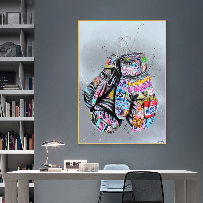 Abstract Hands Painting Wall Art Pictures For Living Room Canvas Art Home Decoration Graffiti Posters And Print