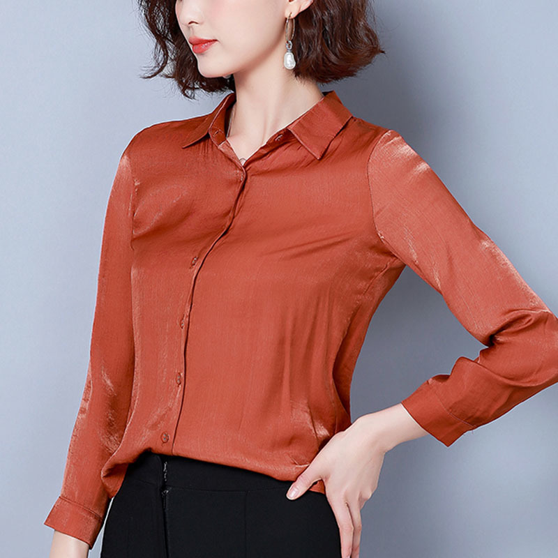 Womens tops and blouses black long sleeve top solid white tops korean fashion women clothes blusas shirts plus size 8104 50 210417