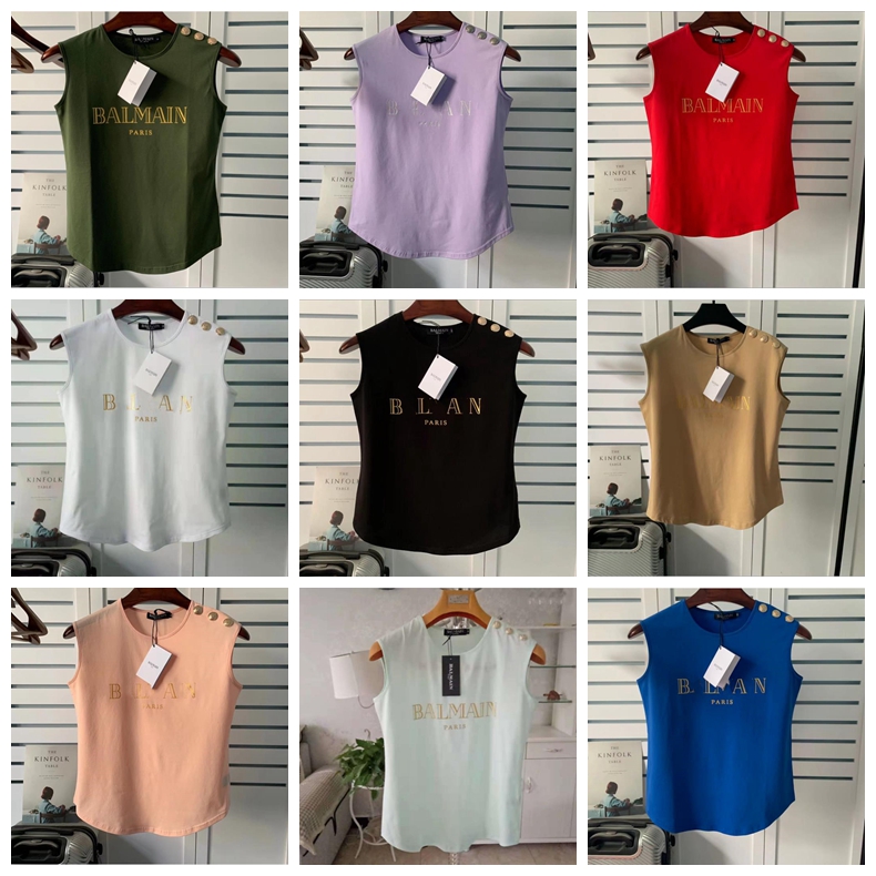 Summer Women girl's Tank with buckle Designers tops T Shirts Slim Tees Fashion Lady Casual Shirt Luxurys Clothing Street Sleeveless Clothes Tshirts 2021, 12
Summer Women girl's Tank with buckle Designers tops T Shirts Slim Tees Fashion Lady Casual Shirt Luxurys Clothing Street Sleeveless Clothes Tshirts 2021, 12
