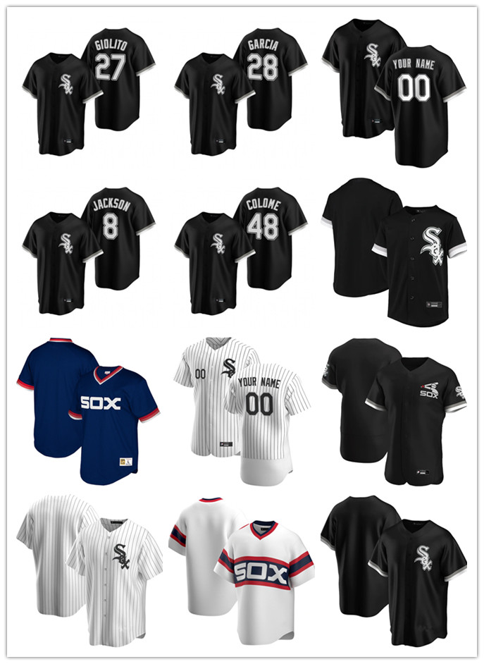 Custom Mens women Youth Chicago White Sox 8 Bo Jackson 27 Lucas Giolito 28 Leury Garcia 48 Alex Colome Baseball Jerseys, Blue;black
Custom Mens women Youth Chicago White Sox 8 Bo Jackson 27 Lucas Giolito 28 Leury Garcia 48 Alex Colome Baseball Jerseys, Blue;black