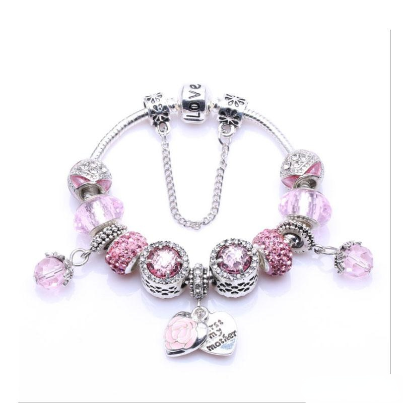 luxury designer jewelry women's Charm Bracelet fit Pandora Bracelets For Women heart crystal love Bracelets blue pink purple Beads Diy Jewelry, Golden;silver
luxury designer jewelry women's Charm Bracelet fit Pandora Bracelets For Women heart crystal love Bracelets blue pink purple Beads Diy Jewelry, Golden;silver
