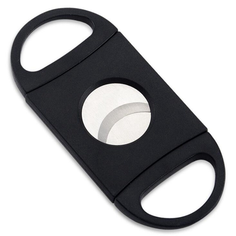 Plastic Stainless Steel Double Blades Cigar Cutter Knife Scissors Cigar Accessories Stainless Steel Cigar tools7816350