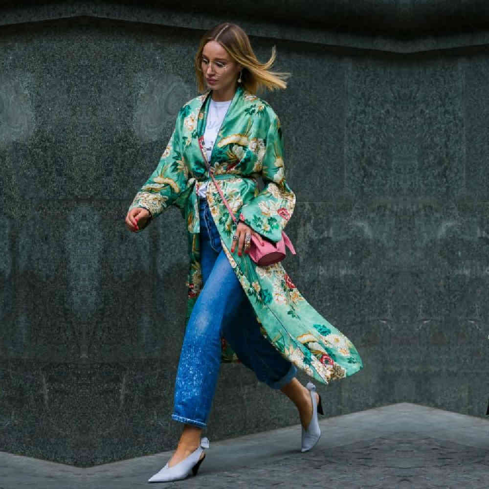 Green Boho Print Robes Bathing Suit Cover-ups Plus Size Beach Wear Kimono Dress Tunic Women Summer Swimsuit Cover Up A835 210420