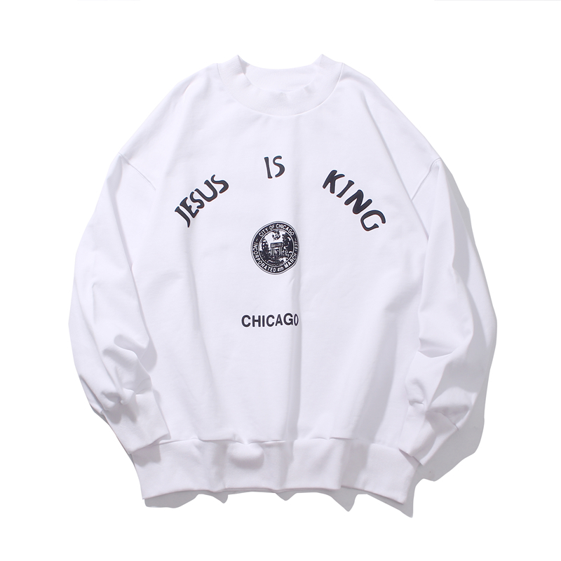 is album Kanye king West Jesus limited foam letter print loose Plush sweater, Black
is album Kanye king West Jesus limited foam letter print loose Plush sweater, Black