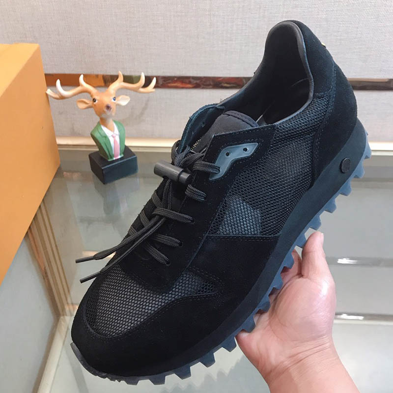 Men's luxury design mesh shoes high-quality leather breathable tooth-like sole casual shoes summer outdoor walking sandshoe