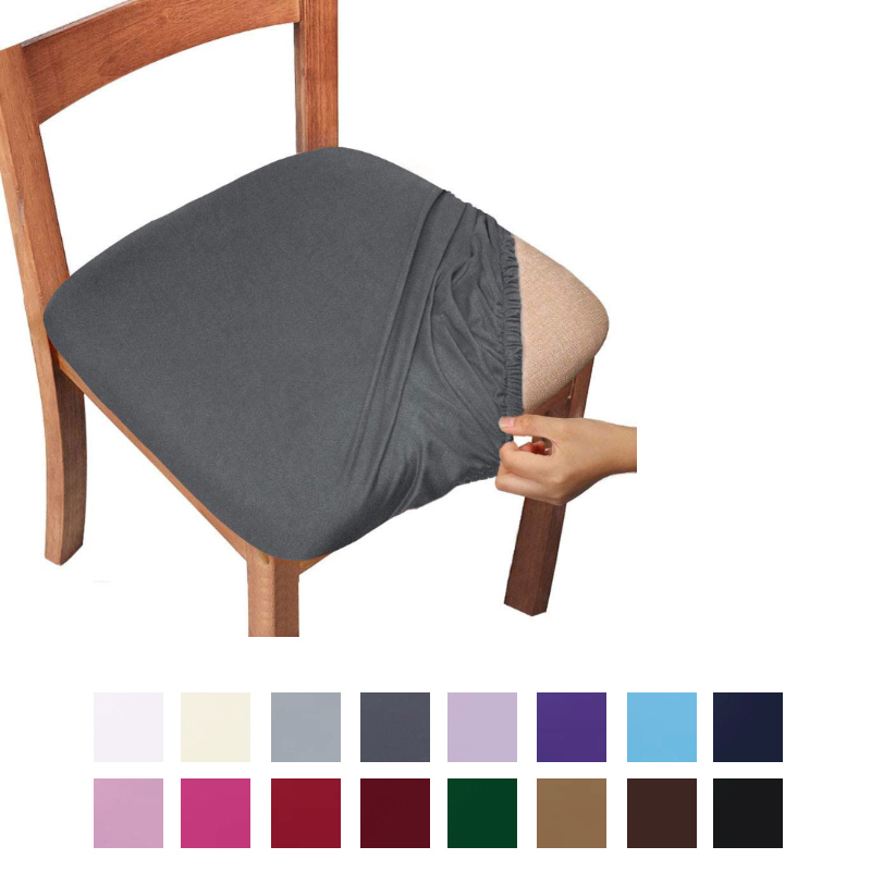 Solid color Elastic Spandex Dining Room Chair Covers with Upholstered Seat Cushion Removable Washable
Solid color Elastic Spandex Dining Room Chair Covers with Upholstered Seat Cushion Removable Washable