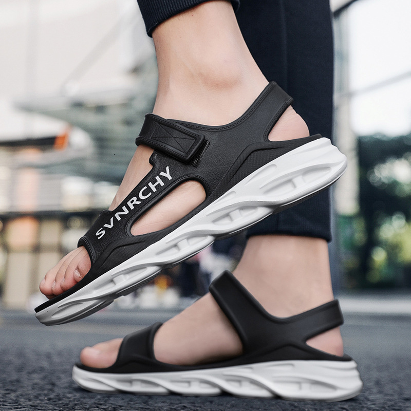 Sandals men's summer fashion casual beach shoes men's outdoor sports Velcro men's, Black
Sandals men's summer fashion casual beach shoes men's outdoor sports Velcro men's, Black