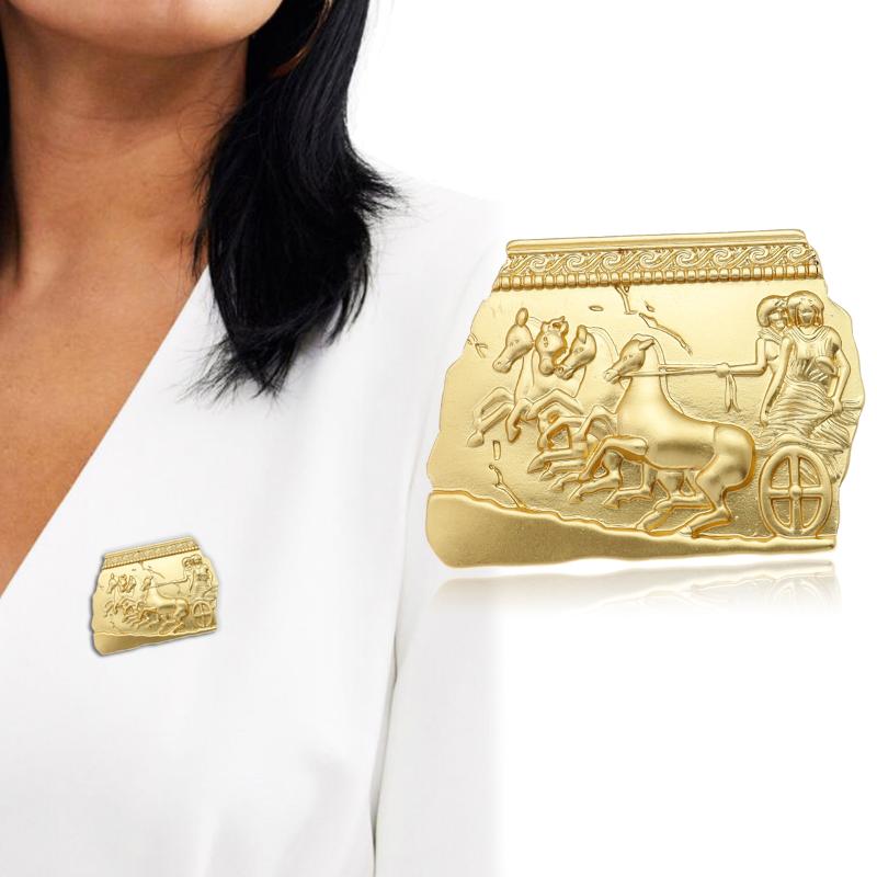 Pins, Brooches Grecian Temple Horse Carriage Sculpture Hat Lapel Scarf Pin Brooch Gold Roman Boho Statement Women Gift Punk Rock Celebrity
Pins, Brooches Grecian Temple Horse Carriage Sculpture Hat Lapel Scarf Pin Brooch Gold Roman Boho Statement Women Gift Punk Rock Celebrity