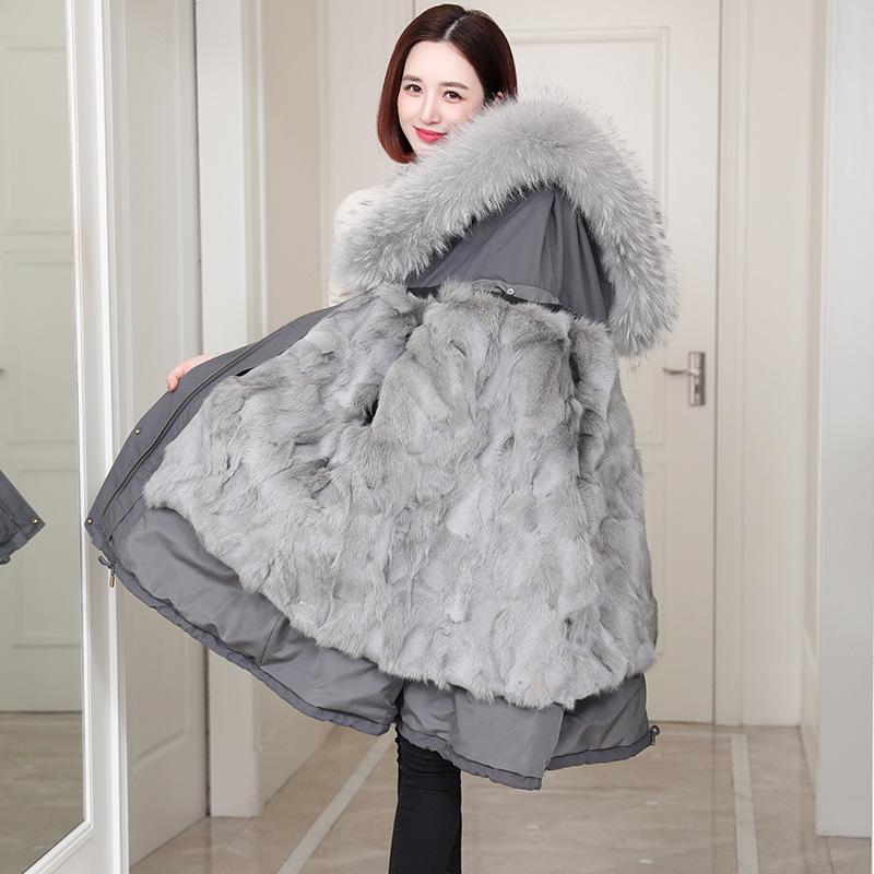 Women's Fur & Faux 2021 Autumn And Winter Parker Clothing Female Detachable Liner Thick Warm Raccoon Hooded Coat High Quality, Black
Women's Fur & Faux 2021 Autumn And Winter Parker Clothing Female Detachable Liner Thick Warm Raccoon Hooded Coat High Quality, Black