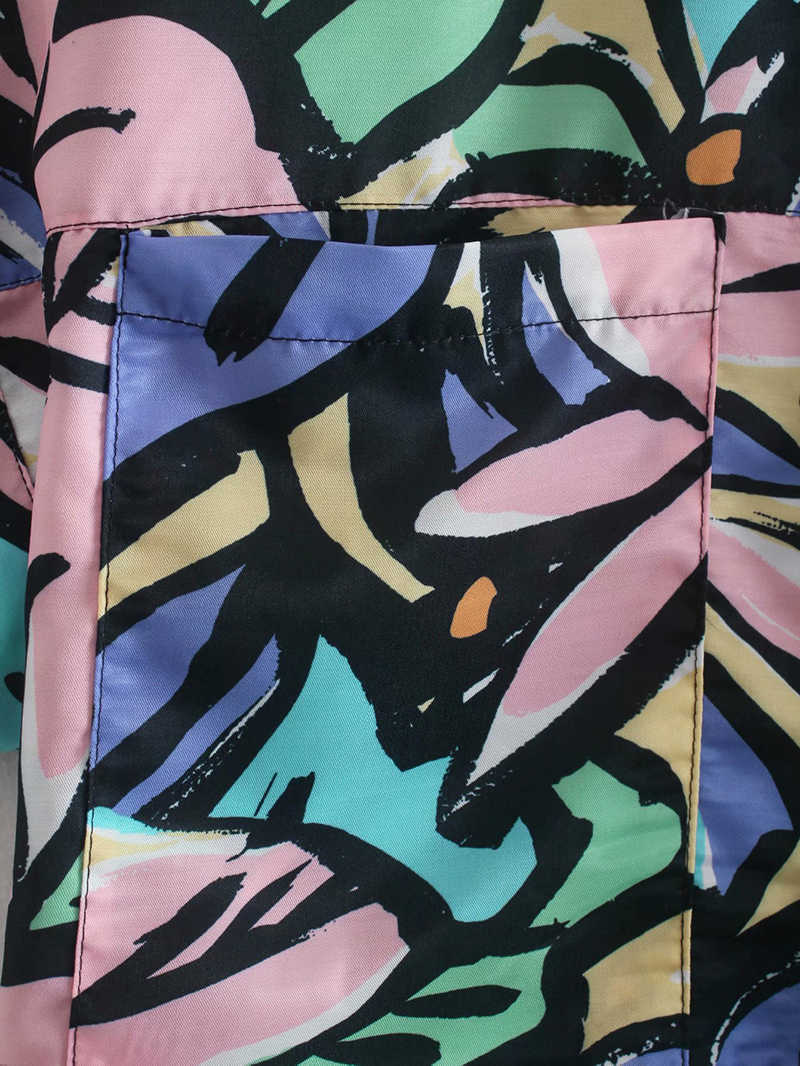 Vintage Women Stylish Boho Shirts Summer Fashion Ladies Chic Tops Streetwear Female Beach Short Casual 210527