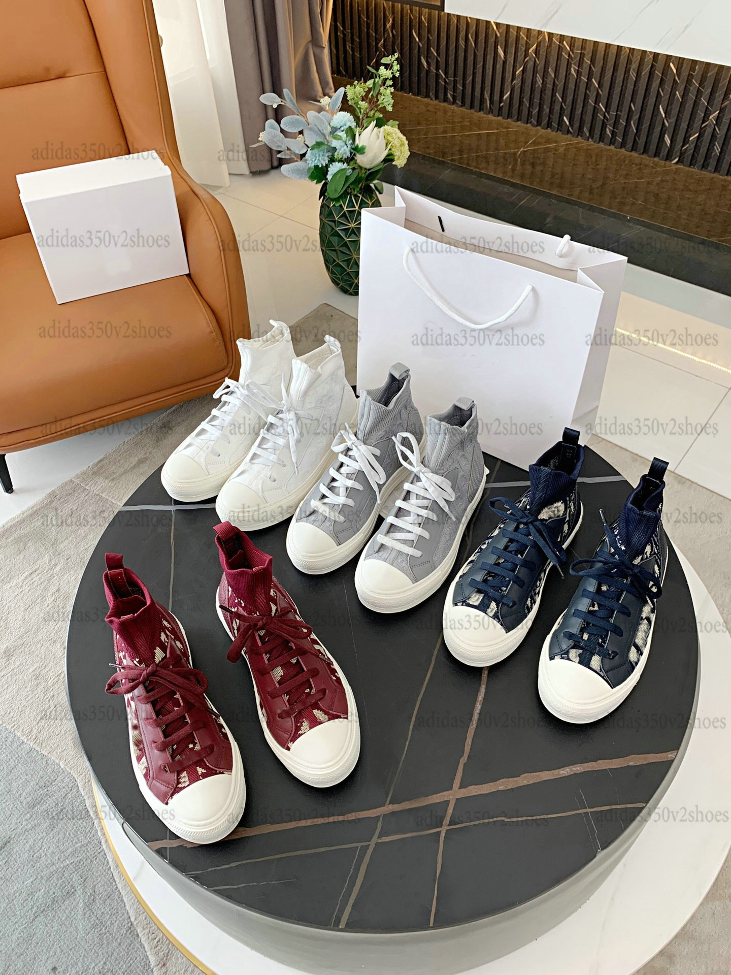 Walk N Nude Knit Deep Blue Oblique Technical Mesh Women Shoe High Top Italy Brand Rubber sole with star Womens Walk 'N' calfskin Sneakers
Walk N Nude Knit Deep Blue Oblique Technical Mesh Women Shoe High Top Italy Brand Rubber sole with star Womens Walk 'N' calfskin Sneakers