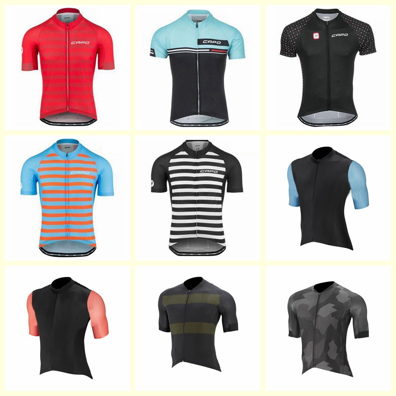 CAPO team Cycling Short Sleeves jersey Short Sleeve Bike Shirts MTB Cycling Clothing Ropa Bicycle Wear Shirts, Black;red
CAPO team Cycling Short Sleeves jersey Short Sleeve Bike Shirts MTB Cycling Clothing Ropa Bicycle Wear Shirts, Black;red