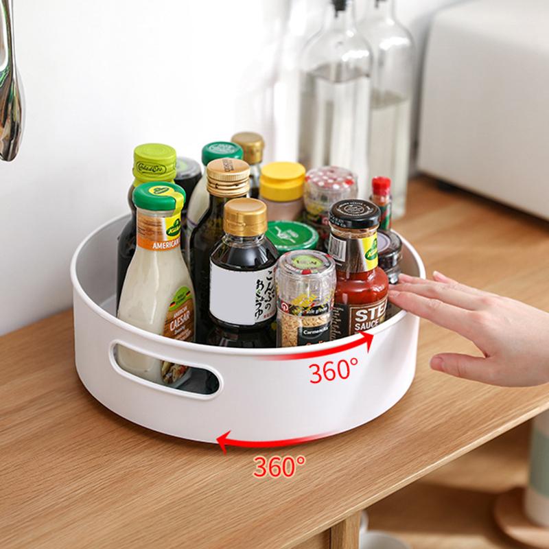 Storage Bottles & Jars Turntable Condiment Holder Plastic Revolving Condiments Rotating Spice Rack Kitchen Unit For Cooking Oil Ingredients
Storage Bottles & Jars Turntable Condiment Holder Plastic Revolving Condiments Rotating Spice Rack Kitchen Unit For Cooking Oil Ingredients