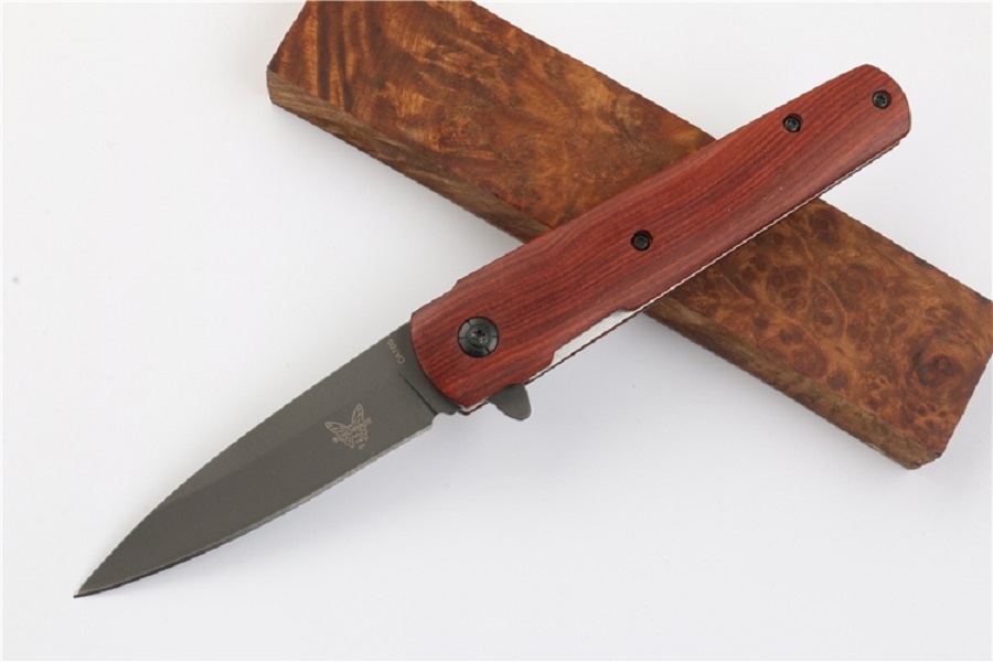 Benchmade DA100 Tactical Folding Knife Wood Handle 3cr13mov Blade Outdoor Camping Hunting Survival Pocket Utility EDC Tools
Benchmade DA100 Tactical Folding Knife Wood Handle 3cr13mov Blade Outdoor Camping Hunting Survival Pocket Utility EDC Tools