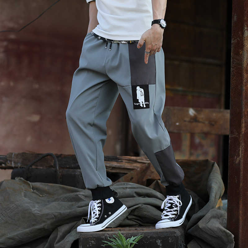 Autumn men's pants loose 2021 Korean version of the trend of wild large size M-5XL sports casual pants men Pantalones De Hombre Y0811