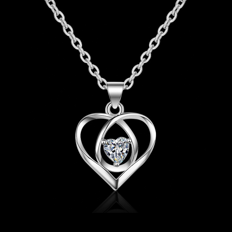 Heart Necklace for Women S925 Sliver Forever Jewelry I Love You Mother Girlfriend Wife without Gift Box
Heart Necklace for Women S925 Sliver Forever Jewelry I Love You Mother Girlfriend Wife without Gift Box