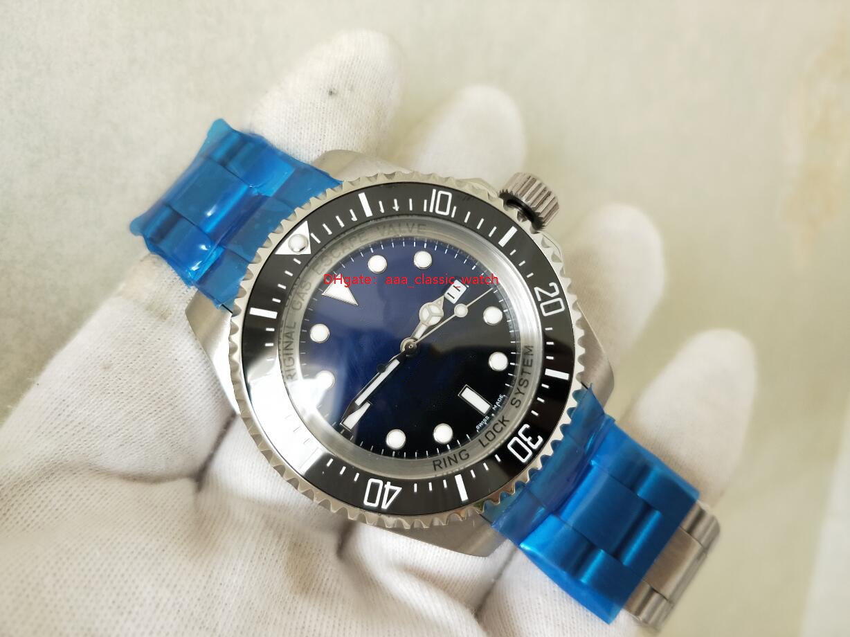 Top High Quality Perpetual 44mm Sea-Dweller 116660 D-Blue Ceramic 316L Steel Asia 2813 Movement Automatic Mens Watch Watches
Top High Quality Perpetual 44mm Sea-Dweller 116660 D-Blue Ceramic 316L Steel Asia 2813 Movement Automatic Mens Watch Watches