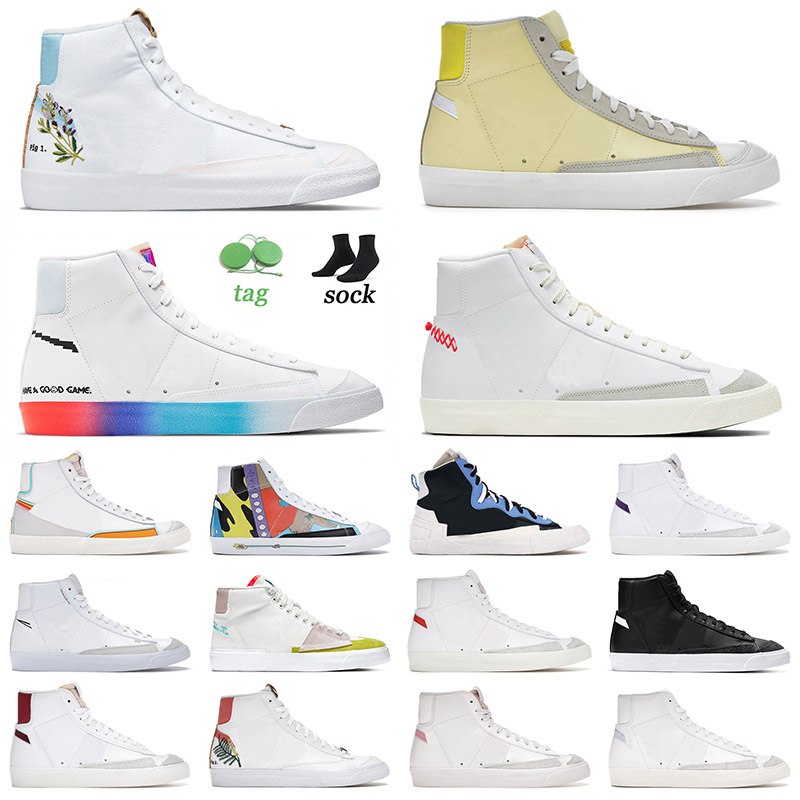 High Quality 2021 Blazer Mid 77 Casual Sports Shoes Bicyle Yellow Indigo Blue Void Overlays Grey Tones Grim Reaper Mens Women Outdoor Sneakers 36-45, C23 white pink 36-40
High Quality 2021 Blazer Mid 77 Casual Sports Shoes Bicyle Yellow Indigo Blue Void Overlays Grey Tones Grim Reaper Mens Women Outdoor Sneakers 36-45, C23 white pink 36-40