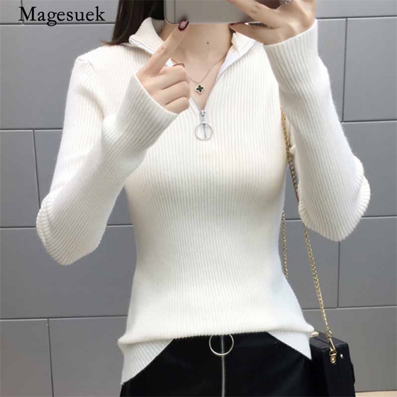 Solid White Women Sweater Slim Knitted Jumper Autumn All-match Woman s Zipper Half-turtleneck Pullover 11485 210518, Black
Solid White Women Sweater Slim Knitted Jumper Autumn All-match Woman s Zipper Half-turtleneck Pullover 11485 210518, Black